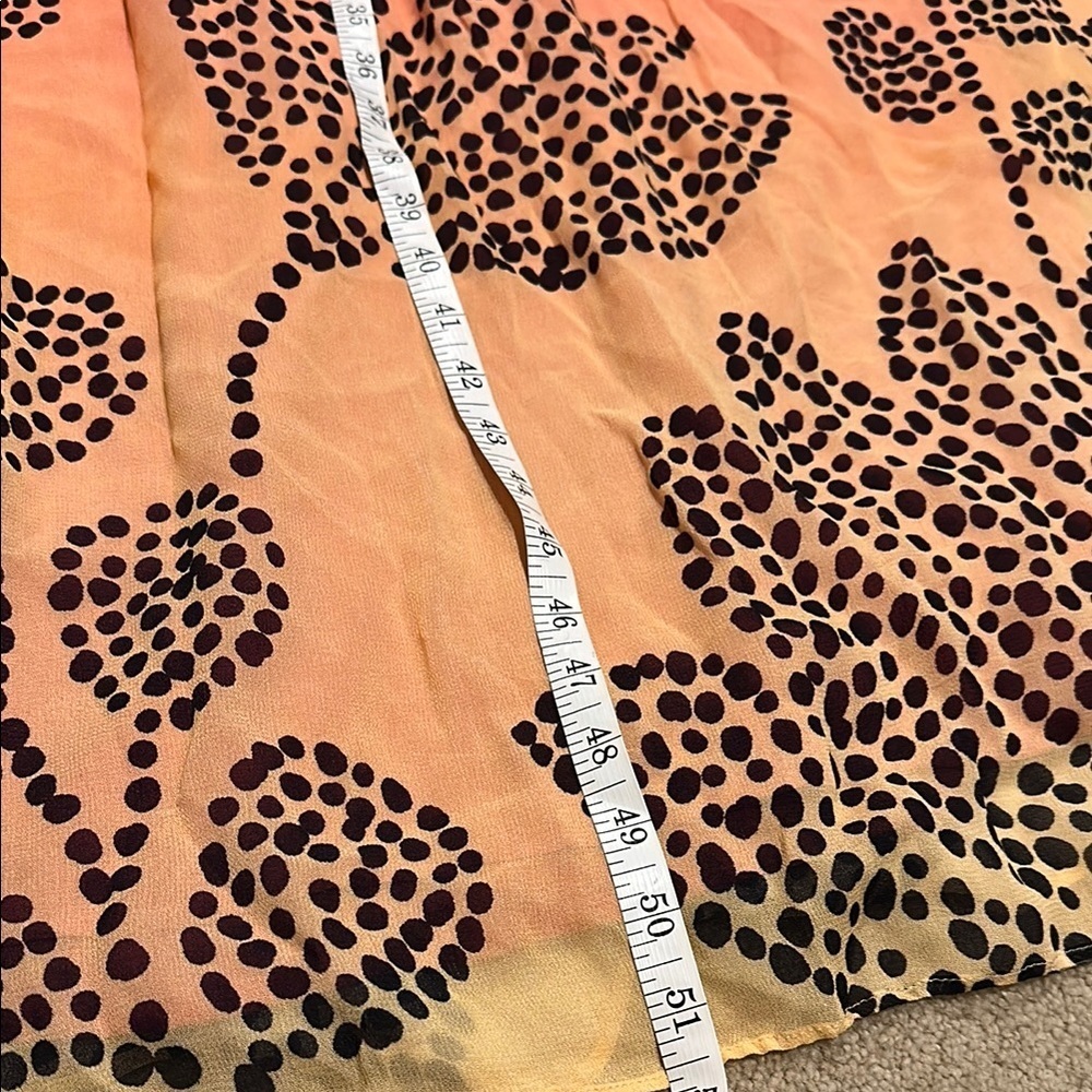 Anthropologie Pink and Orange Maxi Sundress V-Neck​​​ - Picture 5 of 10